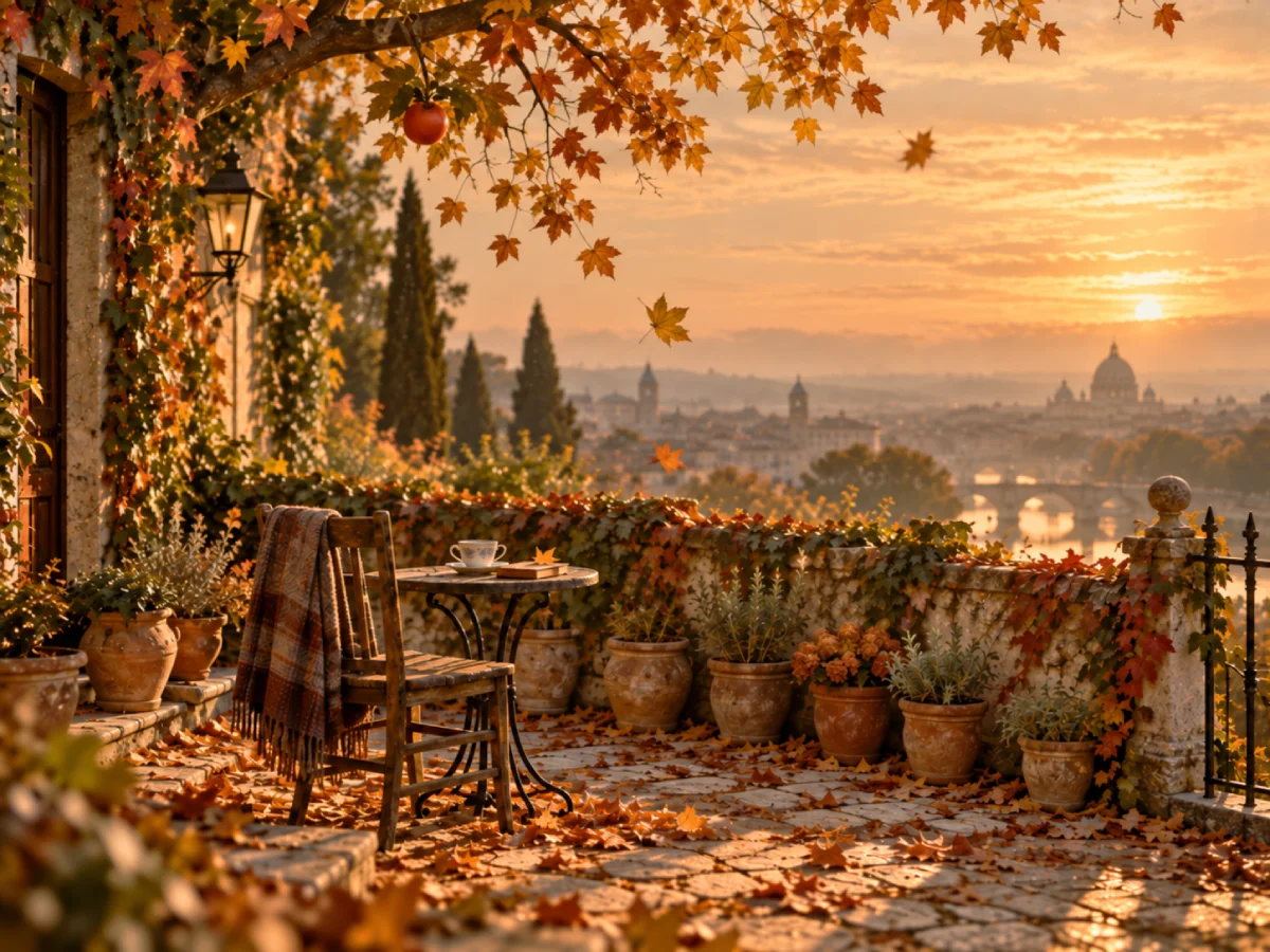 Falling Slow in Golden Light